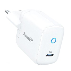 شارژر دیواری Type-C انکر PowerPort PD مدل B2019LD1 به همراه کابل Type-C به Lightning